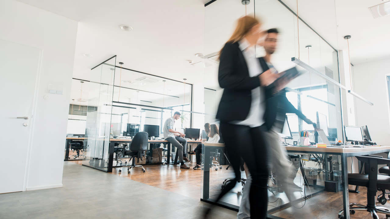 Workers in office