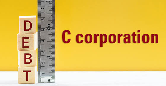 Measuring size of debt, public debt market measurement, financial concept : Cubes of debt and a ruler scale, depicts debt level debtor owes its creditor, debt is reduced by restructuring, refinancing