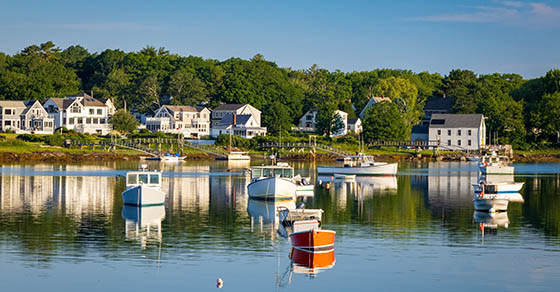 Maine Down East Cape Porpoise Harbor